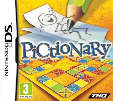 Pictionary (USA) (En,Fr,Es) (NDSi Enhanced) box cover front